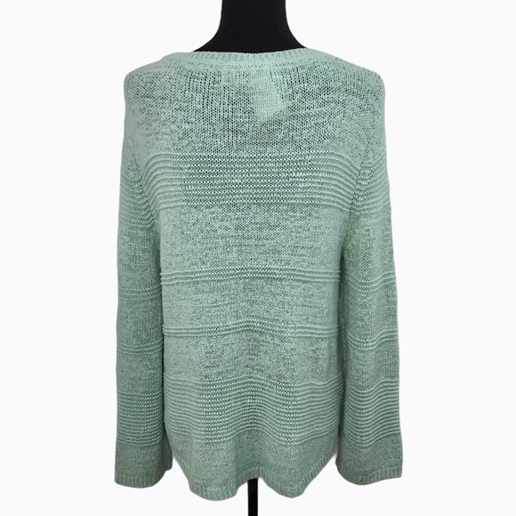 Style & Co. Mixed-Stitched Crew-neck Sweater - Picture 3 of 5